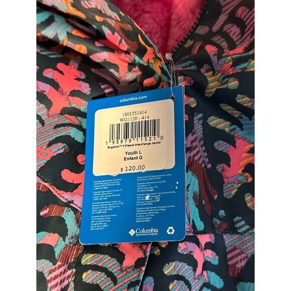 NWT 14/16 Columbia Girls Interchange 3-in-1 Outgrown Winter Coat Omni-Heat Hood - Picture 7 of 9